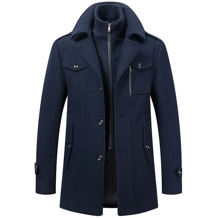 Men's High Collar Coat