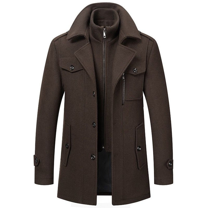 Men's High Collar Coat
