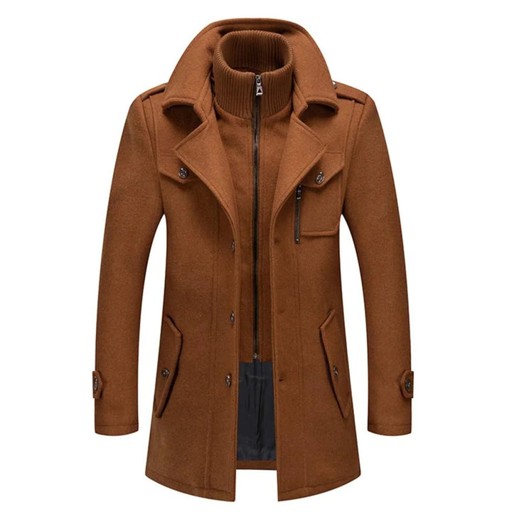 Men's High Collar Coat