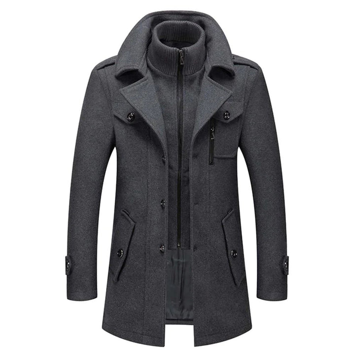 Men's High Collar Coat