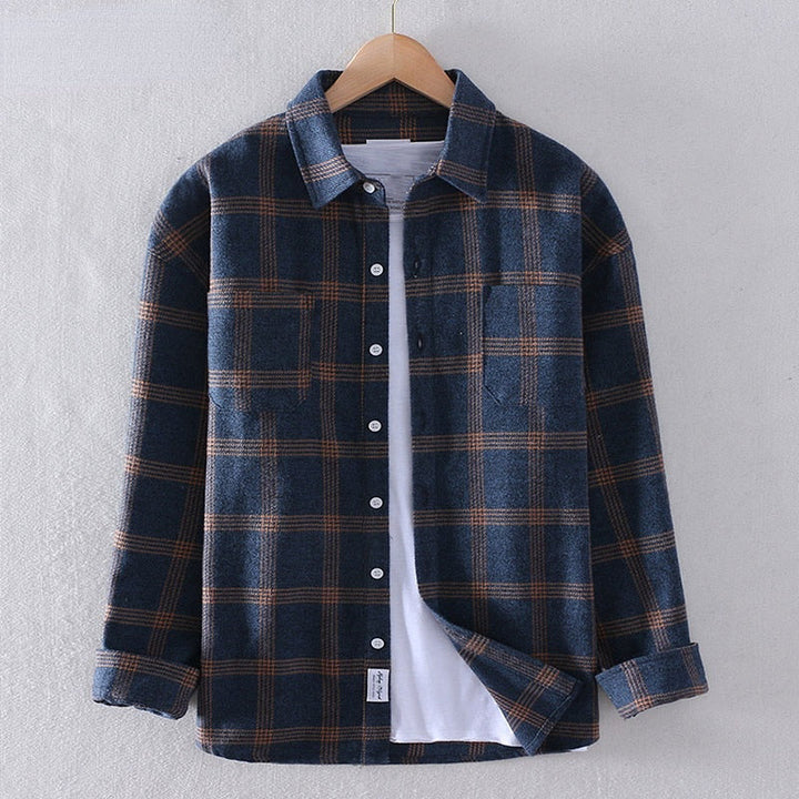 Camden | Men's Classic Checked Long Sleeve Shirt