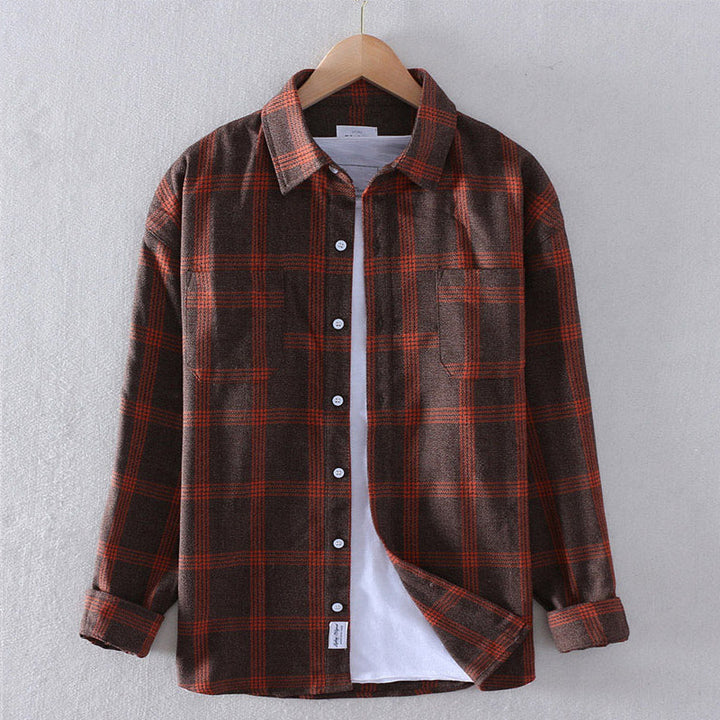 Camden | Men's Classic Checked Long Sleeve Shirt