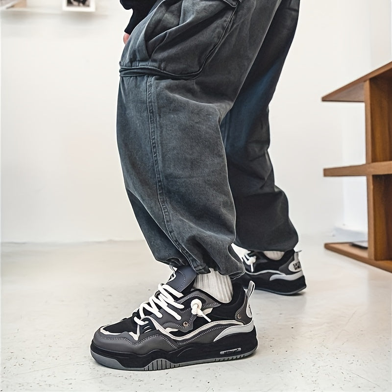 Harlem | Men's Chunky Skate Sneakers with Thick Grip Sole
