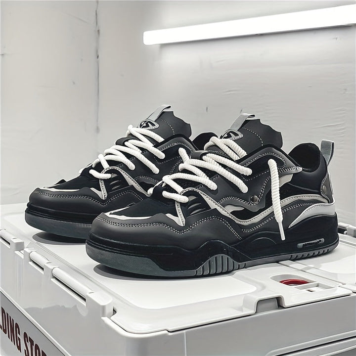 Harlem | Men's Chunky Skate Sneakers with Thick Grip Sole