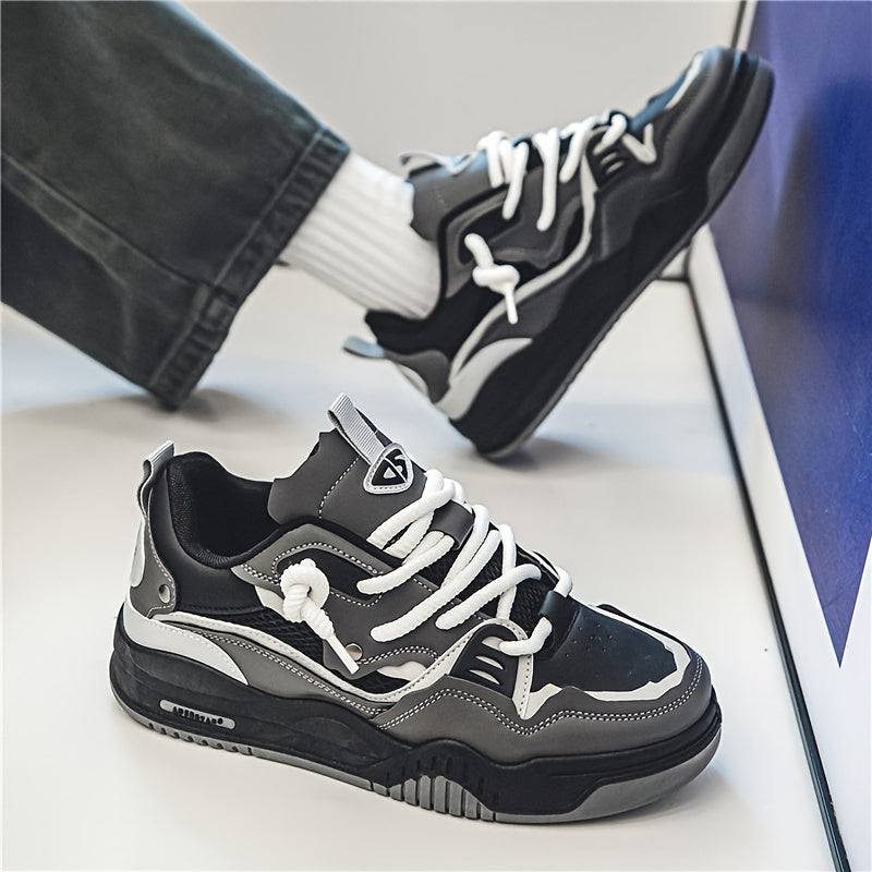 Harlem | Men's Chunky Skate Sneakers with Thick Grip Sole