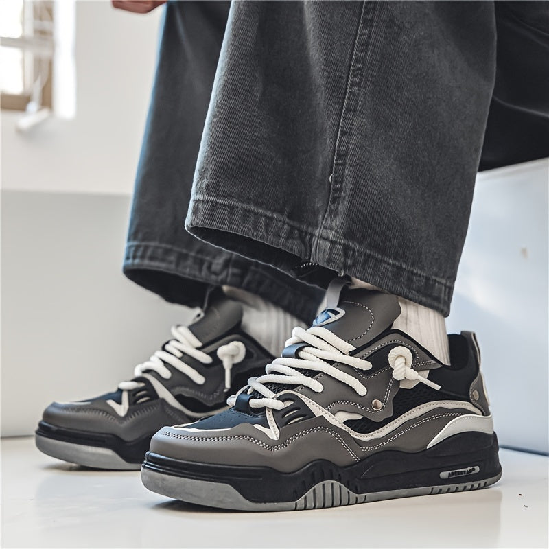 Harlem | Men's Chunky Skate Sneakers with Thick Grip Sole