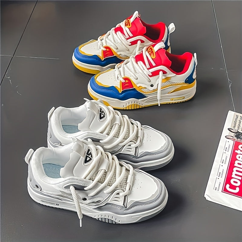 Harlem | Men's Chunky Skate Sneakers with Thick Grip Sole