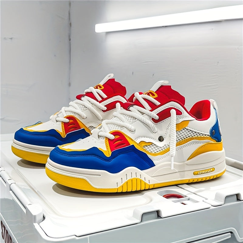 Harlem | Men's Chunky Skate Sneakers with Thick Grip Sole